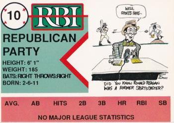 1992 RBI Magazine #10 Ronald Reagan Back