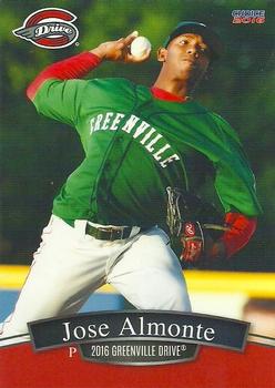 2016 Choice Greenville Drive #10 Jose Almonte Front
