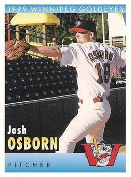 1999 Winnipeg Goldeyes #NNO Josh Osborn Front