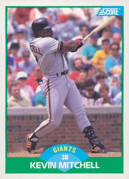 1989 Score #39 Kevin Mitchell Front