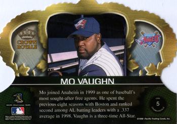 1999 Pacific Crown Royale #5 Mo Vaughn Back
