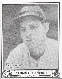 1986 1940 Play Ball (Reprint) #4 Tommy Henrich Front