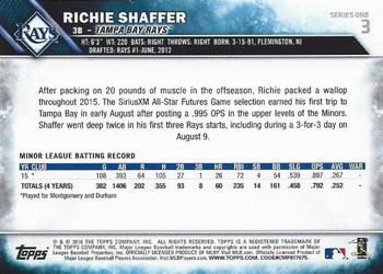 2016 Topps - All-Star Game #3 Richie Shaffer Back