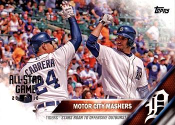 2016 Topps - All-Star Game #94 Miguel Cabrera / J.D. Martinez Front