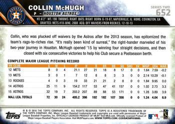 2016 Topps - All-Star Game #652 Collin McHugh Back