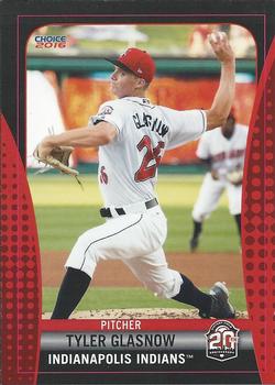 2016 Choice Indianapolis Indians #09 Tyler Glasnow Front