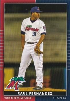 2016 Grandstand Fort Myers Miracle #NNO Raul Fernandez Front