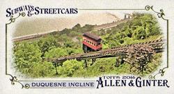 2016 Topps Allen & Ginter - Mini Subways and Streetcars #SS-4 Duquesne Incline Front