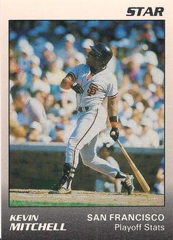 1989 Star Kevin Mitchell / Will Clark #6 Kevin Mitchell Front