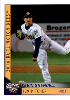 2016 Choice Burlington Bees #10 Kevin Grendell Front