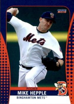 2016 Choice Binghamton Mets #09 Mike Hepple Front