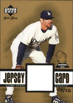 2001 Upper Deck Gold Glove - Game Jersey Gold #GG-SG Shawn Green  Front
