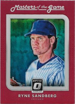 2016 Donruss Optic - Masters of the Game Red #MG11 Ryne Sandberg Front