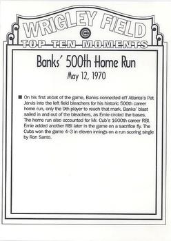 1999 Budweiser Wrigley Field Top Ten Moments #NNO Ernie Banks Back