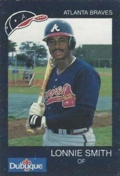 1989 Dubuque Atlanta Braves #NNO Lonnie Smith Front