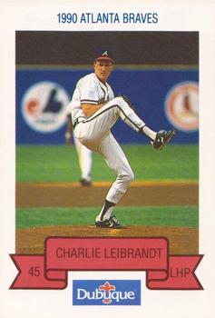 1990 Dubuque Atlanta Braves #NNO Charlie Leibrandt Front