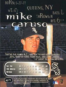 1999 SkyBox Thunder #71 Mike Caruso Back