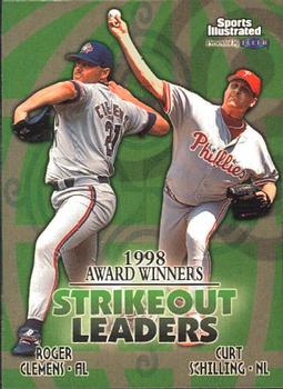 1999 Sports Illustrated #15 Strikeout Leaders (Roger Clemens / Curt Schilling) Front