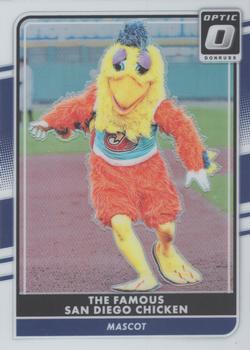 2016 Donruss Optic - Holo #165 The Famous San Diego Chicken Front