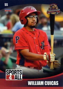 2016 Choice Williamsport Crosscutters #04 William Cuicas Front