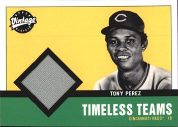2001 Upper Deck Vintage - Timeless Teams #CI-TP Tony Perez Front