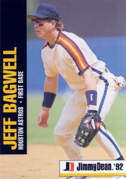 1992 Jimmy Dean #3 Jeff Bagwell Front