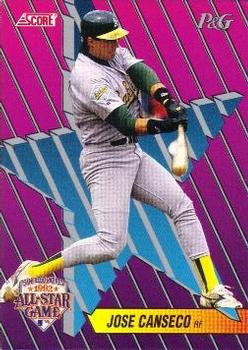 1992 Score Procter & Gamble #8 Jose Canseco Front