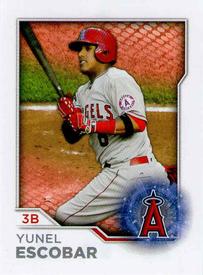 2017 Topps Stickers #4 Yunel Escobar Front