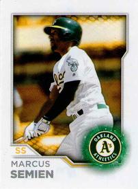2017 Topps Stickers #24 Marcus Semien Front