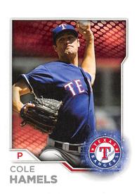 2017 Topps Stickers #72 Cole Hamels Front