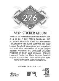 2017 Topps Stickers #276 Gregory Polanco Back