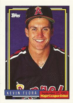 1992 Topps Major League Debut 1991 #57 Kevin Flora Front