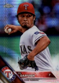 2016 Topps Chrome - Prism Refractor #20 Yu Darvish Front