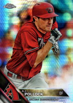 2016 Topps Chrome - Prism Refractor #159 A.J. Pollock Front