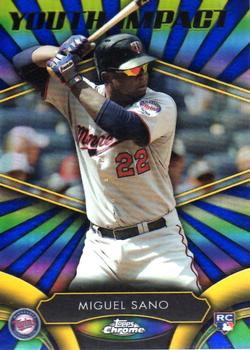 2016 Topps Chrome - Youth Impact #YI-6 Miguel Sano Front