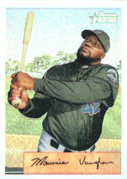 2002 Bowman Heritage - Chrome Refractors #93BHC Mo Vaughn  Front