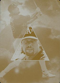 1997 New Pinnacle - Press Plates Front Yellow #188 Mark McGwire Front