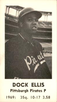 1970 Jack in the Box Pittsburgh Pirates #NNO Dock Ellis Front