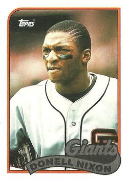 1989 Topps #447 Donell Nixon Front