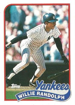 1989 Topps #635 Willie Randolph Front