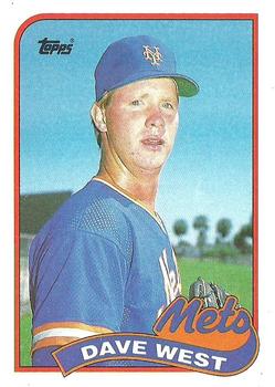 1989 Topps #787 Dave West Front