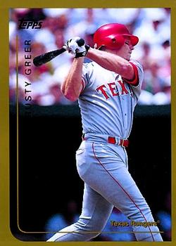 1999 Topps #128 Rusty Greer Front