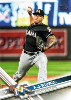 2017 Topps #194 A.J. Ramos Front