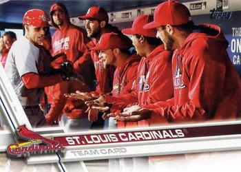 2017 Topps #370 St. Louis Cardinals Front