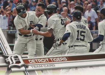 2017 Topps #394 Detroit Tigers Front