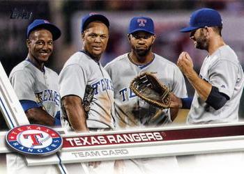 2017 Topps #430 Texas Rangers Front