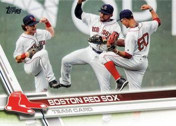 2017 Topps #497 Boston Red Sox Front