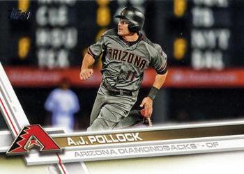 2017 Topps #617 A.J. Pollock Front