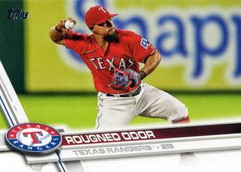 2017 Topps #666 Rougned Odor Front
