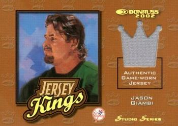 2002 Donruss - Jersey Kings Studio Series #JK-2 Jason Giambi  Front